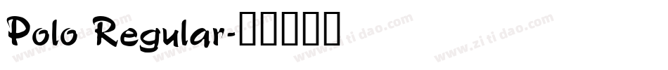 Polo Regular字体转换